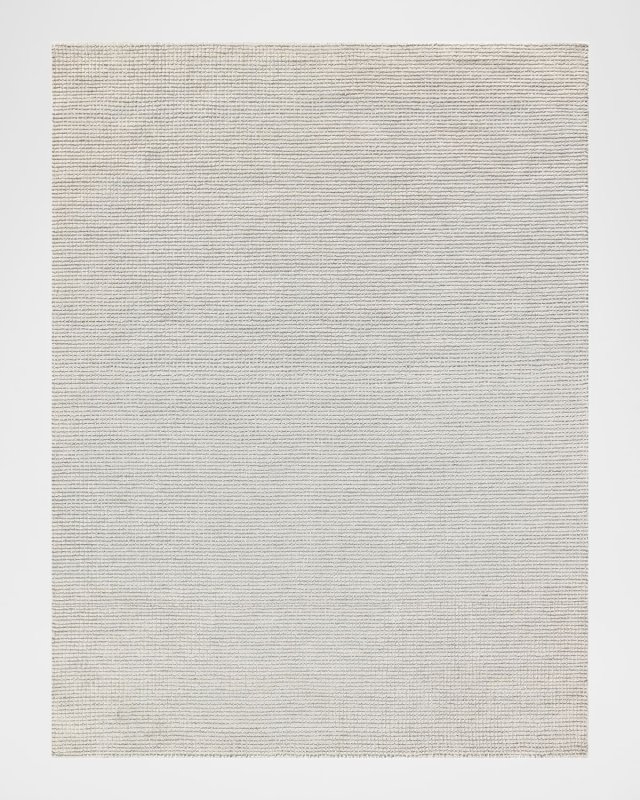 Key West Hand-Tufted Light Silver Rug, 8' x 10'